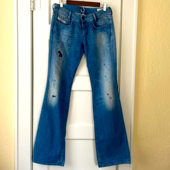 DIESEL NWOT WOMENS JEANS BOOTCUT‎ LOUVELY WASH 008YF sauce 29wX34L - Picture 1 of 9